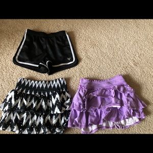 Justice shorts and skirt bundle/ Lot
